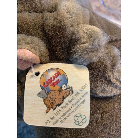 Cascade Toy Hippo Fully Lined Realistic Hand Puppet Washable Surface - Picture 9 of 10